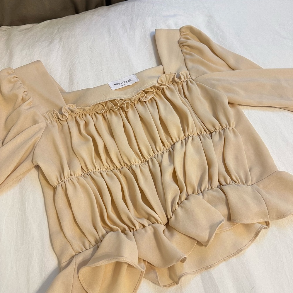 Beige Blouse